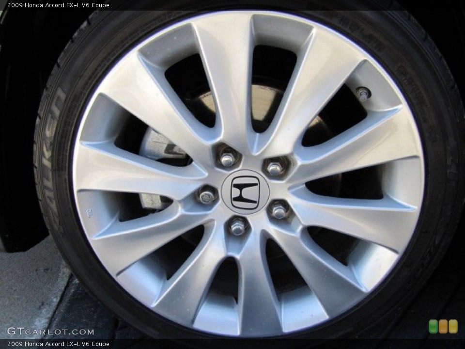 2009 Honda Accord EX-L V6 Coupe Wheel and Tire Photo #91437458
