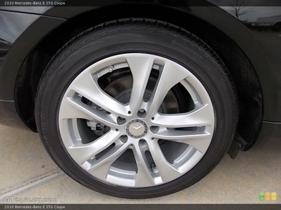 2010 Mercedes-Benz E 350 Coupe Wheel and Tire Photo #91463686