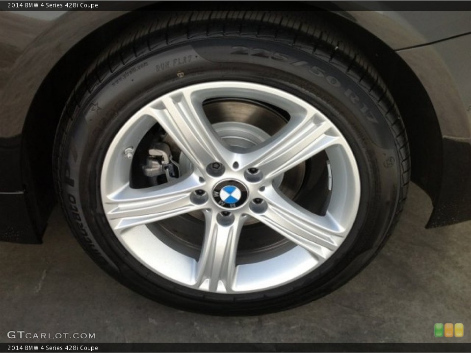 2014 BMW 4 Series 428i Coupe Wheel and Tire Photo #91468261