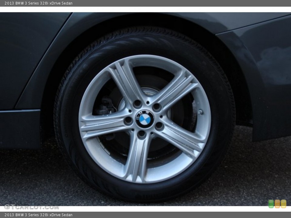 2013 BMW 3 Series 328i xDrive Sedan Wheel and Tire Photo #91470805