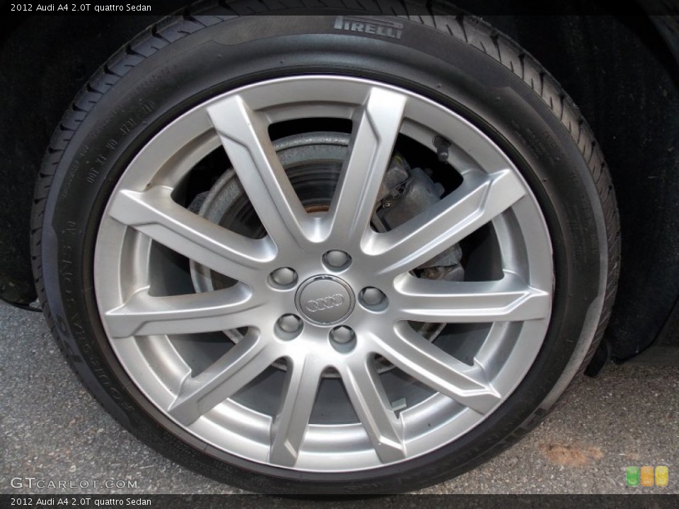 2012 Audi A4 2.0T quattro Sedan Wheel and Tire Photo #91471717