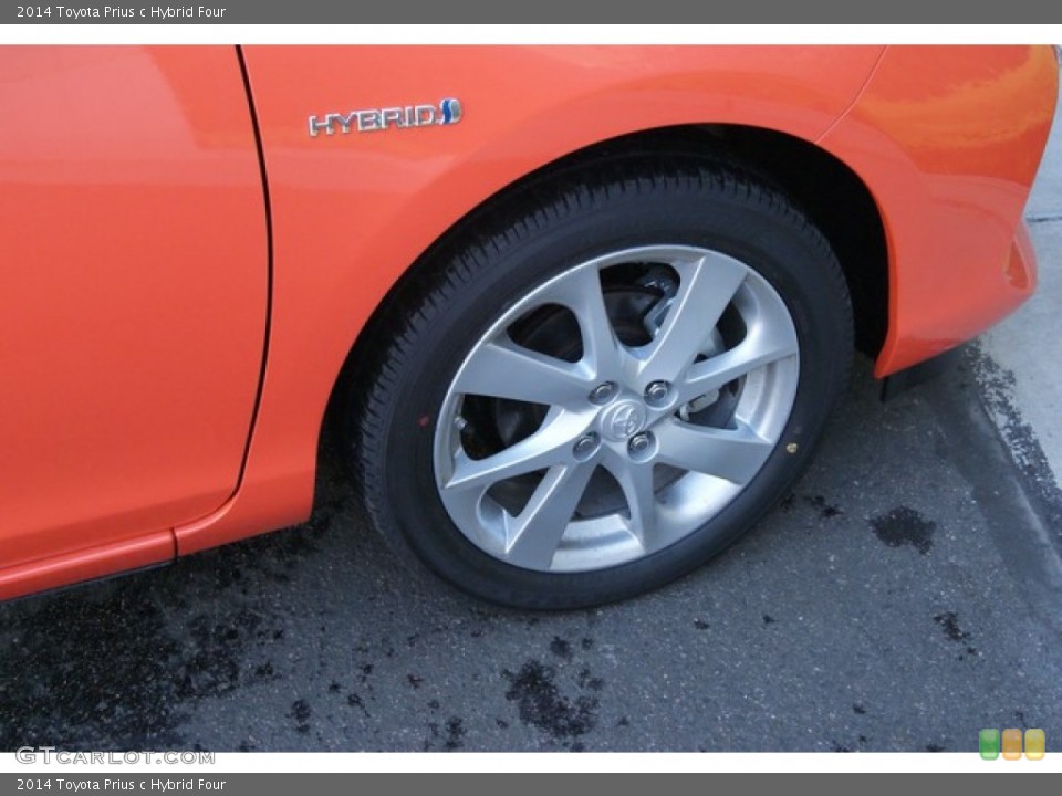 2014 Toyota Prius c Hybrid Four Wheel and Tire Photo #91478815