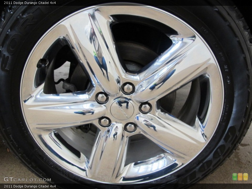 2011 Dodge Durango Citadel 4x4 Wheel and Tire Photo #91497199