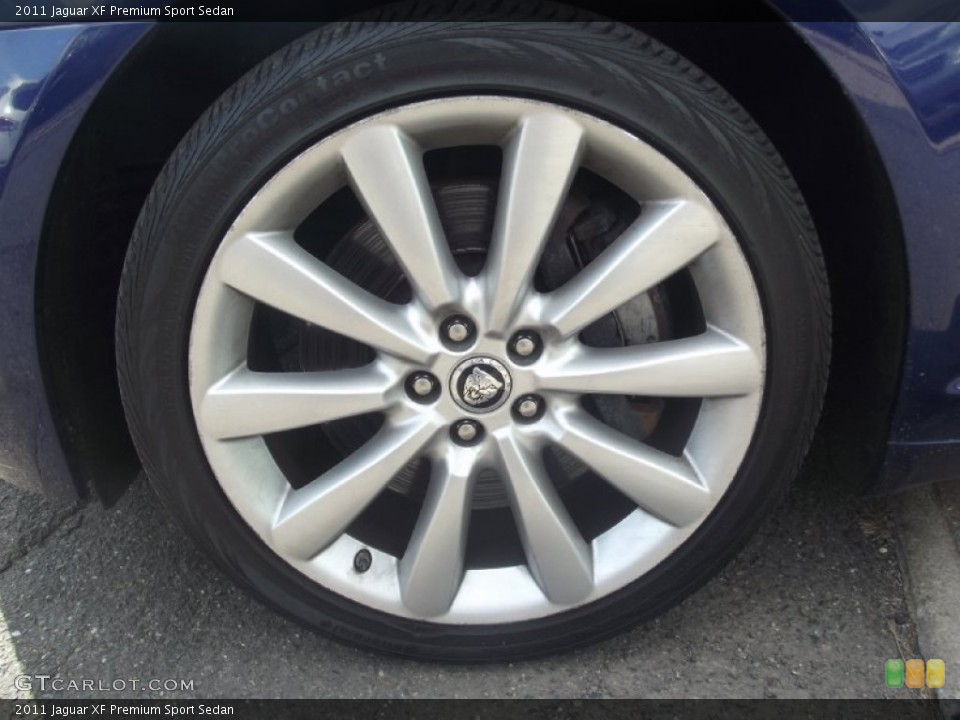 2011 Jaguar XF Premium Sport Sedan Wheel and Tire Photo #91497676