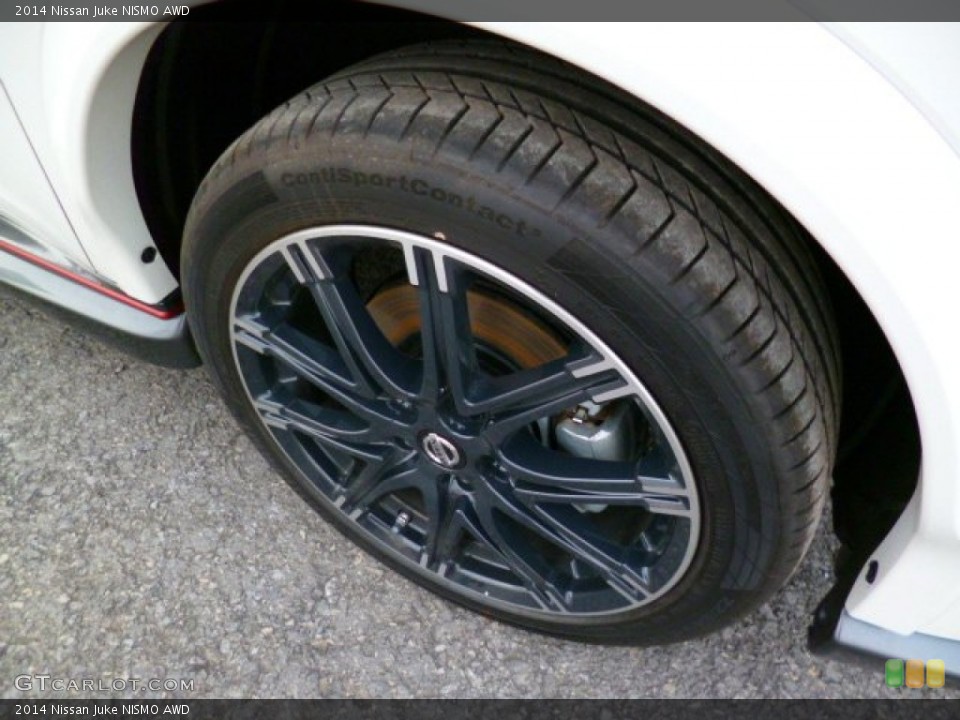 2014 Nissan Juke NISMO AWD Wheel and Tire Photo #91502353