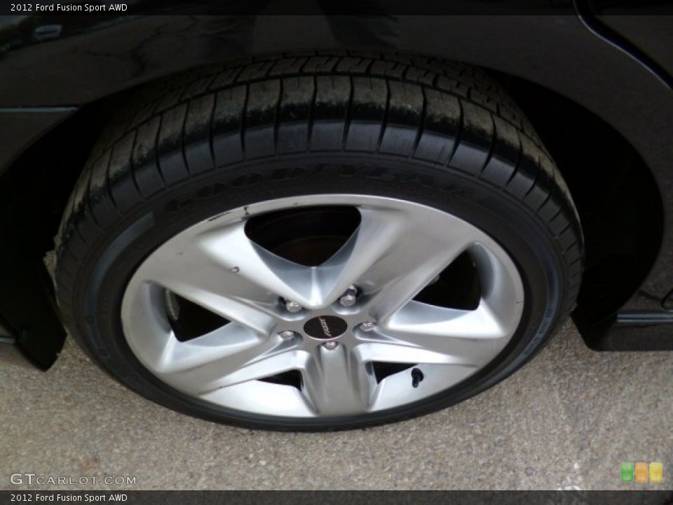 2012 Ford Fusion Sport AWD Wheel and Tire Photo #91506091