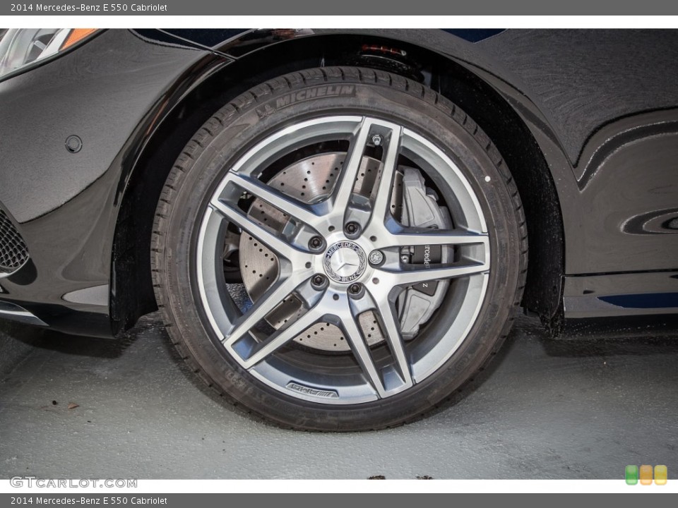 2014 Mercedes-Benz E 550 Cabriolet Wheel and Tire Photo #91548590