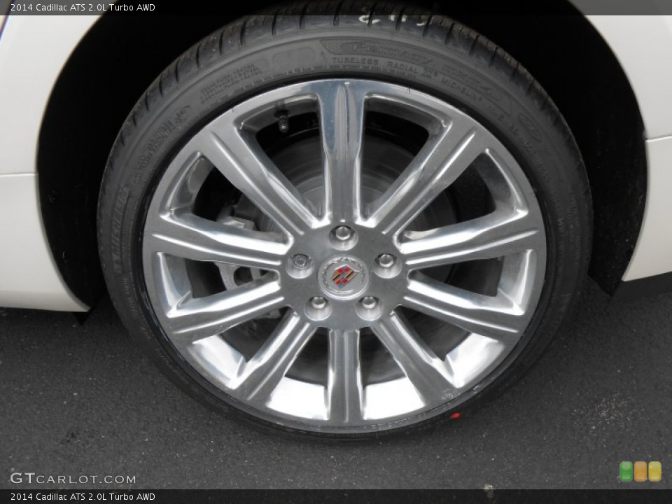 2014 Cadillac ATS 2.0L Turbo AWD Wheel and Tire Photo #91563056