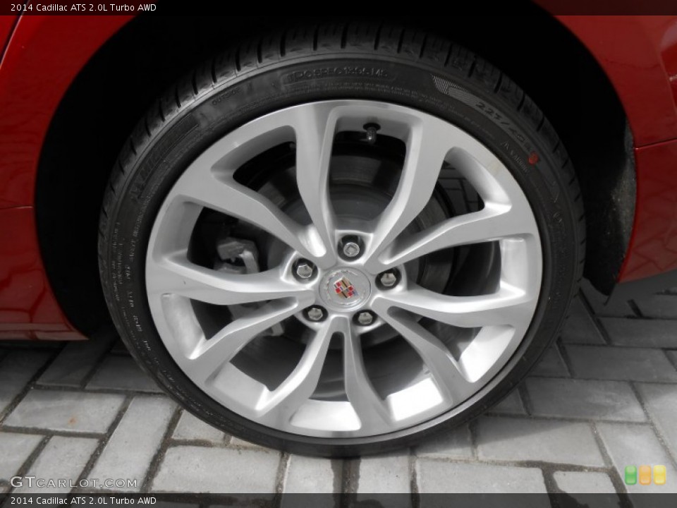 2014 Cadillac ATS 2.0L Turbo AWD Wheel and Tire Photo #91563383