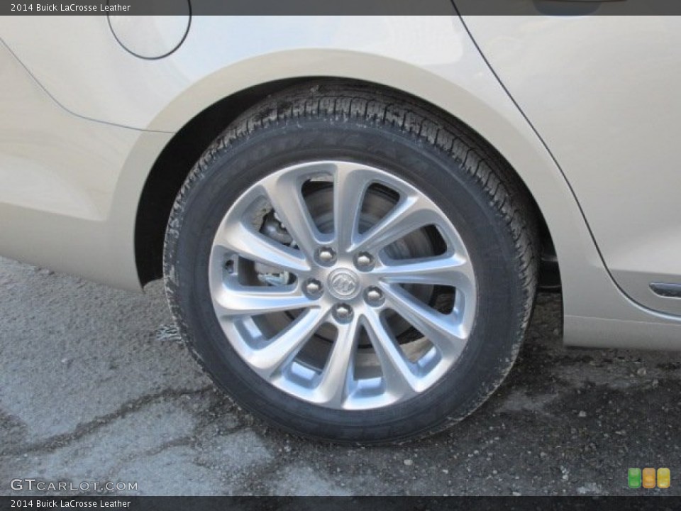 2014 Buick LaCrosse Leather Wheel and Tire Photo #91566308