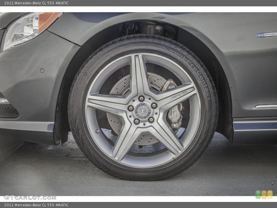 2011 Mercedes-Benz CL 550 4MATIC Wheel and Tire Photo #91566953