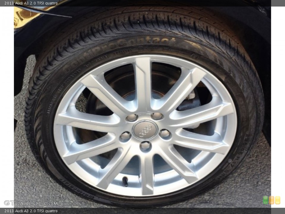 2013 Audi A3 2.0 TFSI quattro Wheel and Tire Photo #91571825