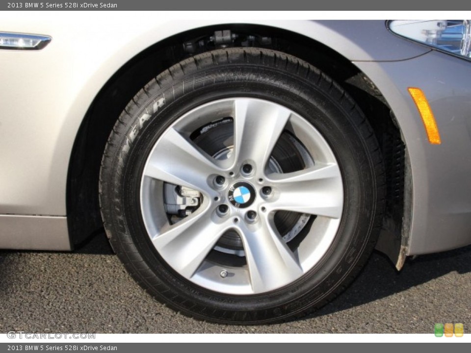 2013 BMW 5 Series 528i xDrive Sedan Wheel and Tire Photo #91573661
