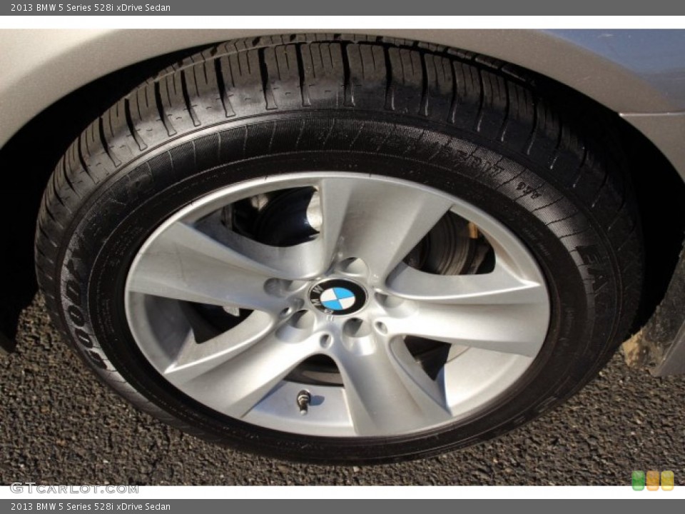 2013 BMW 5 Series 528i xDrive Sedan Wheel and Tire Photo #91573684