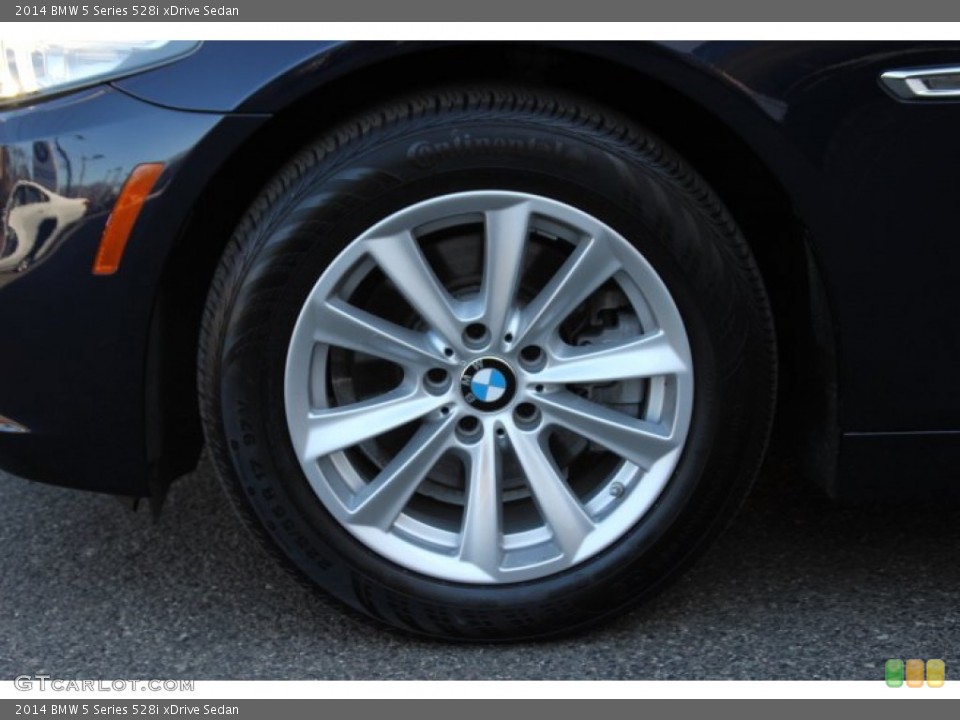 2014 BMW 5 Series 528i xDrive Sedan Wheel and Tire Photo #91579292