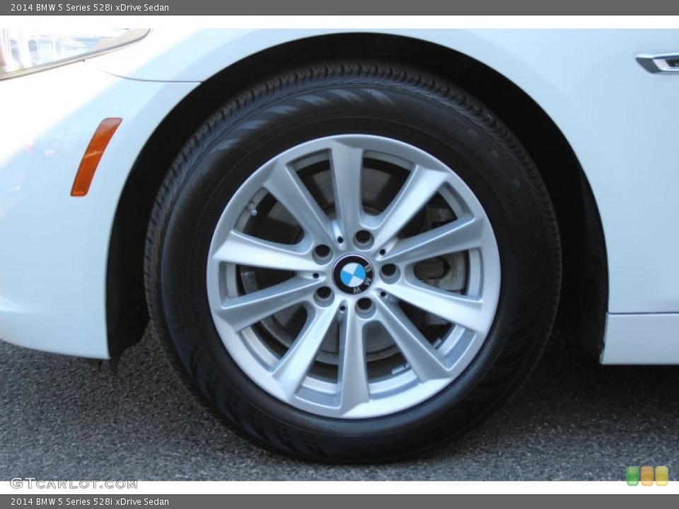 2014 BMW 5 Series 528i xDrive Sedan Wheel and Tire Photo #91580993