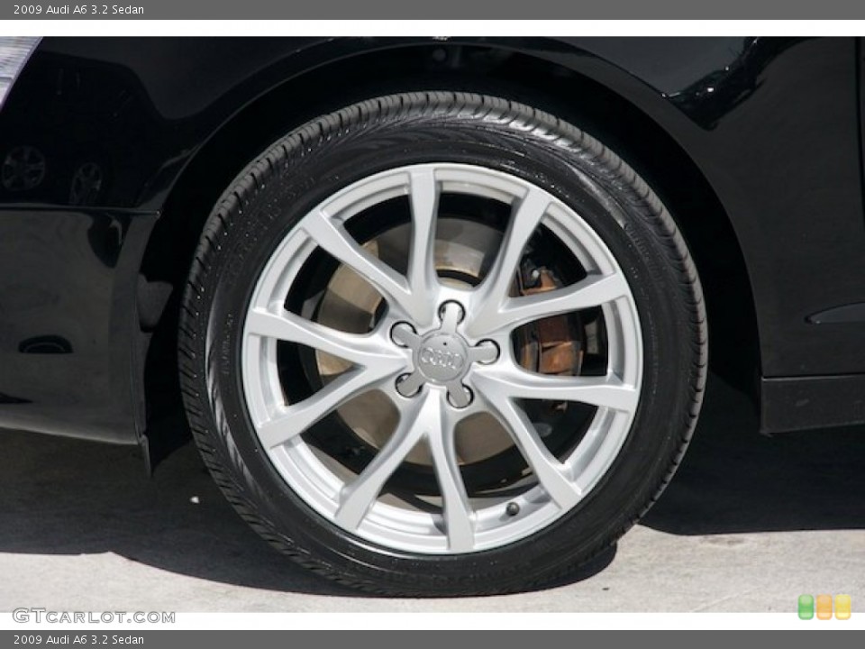 2009 Audi A6 3.2 Sedan Wheel and Tire Photo #91582496
