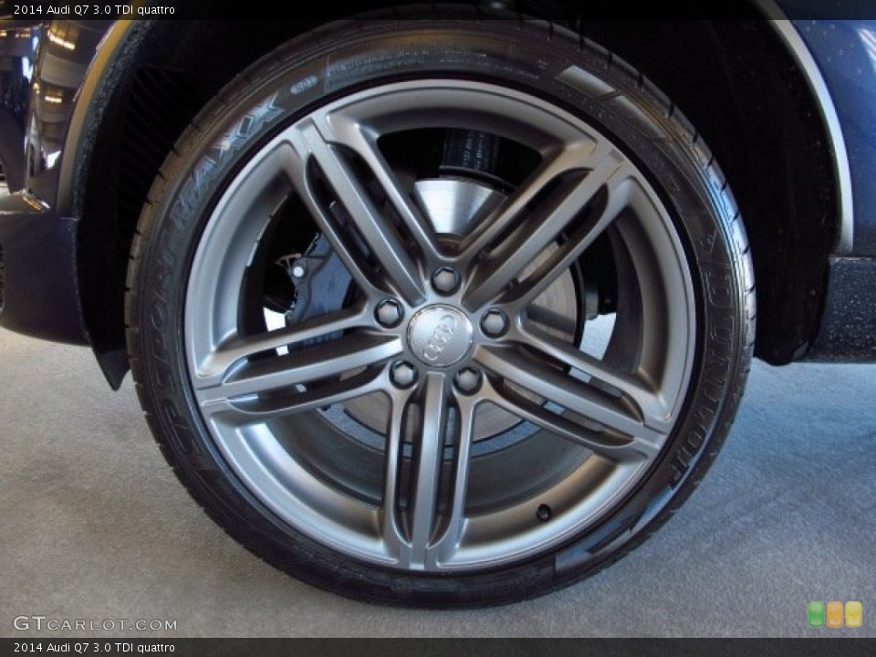 2014 Audi Q7 3.0 TDI quattro Wheel and Tire Photo #91590926