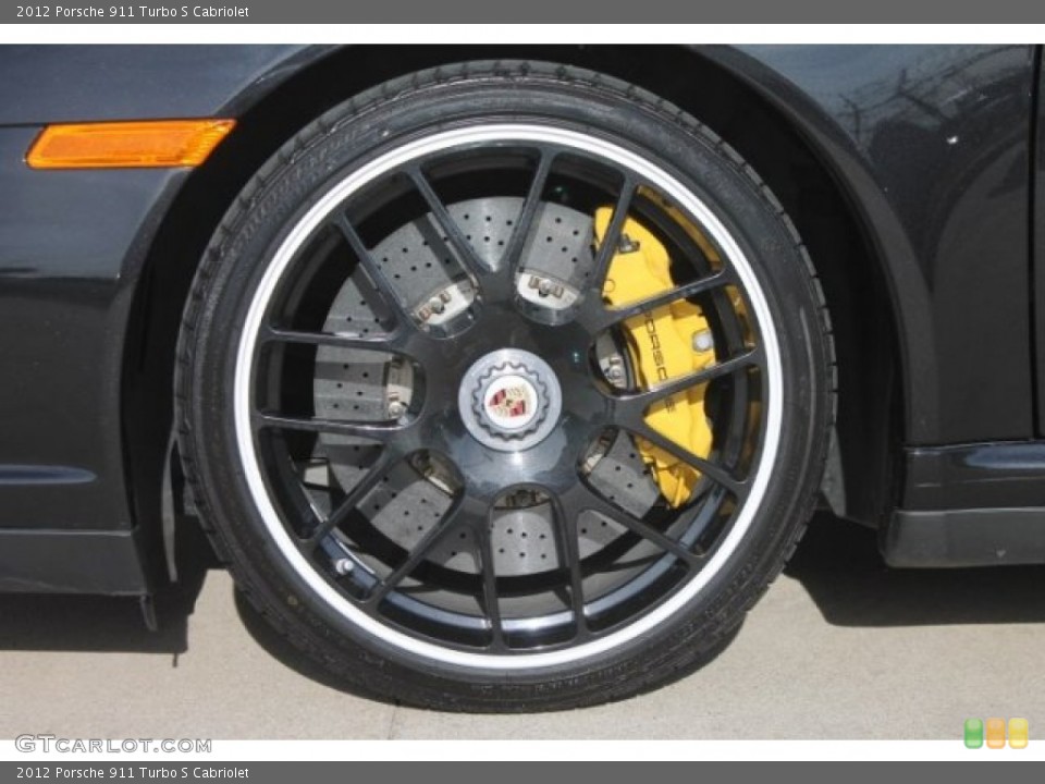 2012 Porsche 911 Turbo S Cabriolet Wheel and Tire Photo #91597070