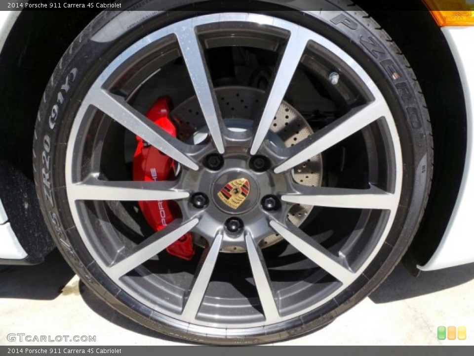 2014 Porsche 911 Carrera 4S Cabriolet Wheel and Tire Photo #91611321