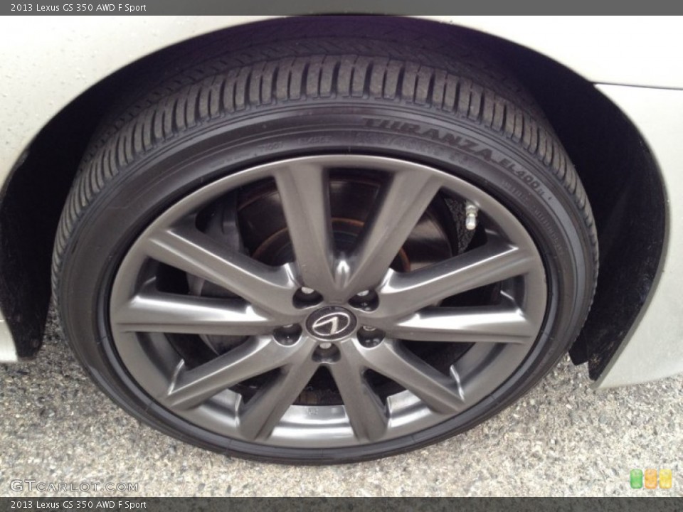 2013 Lexus GS 350 AWD F Sport Wheel and Tire Photo #91614435