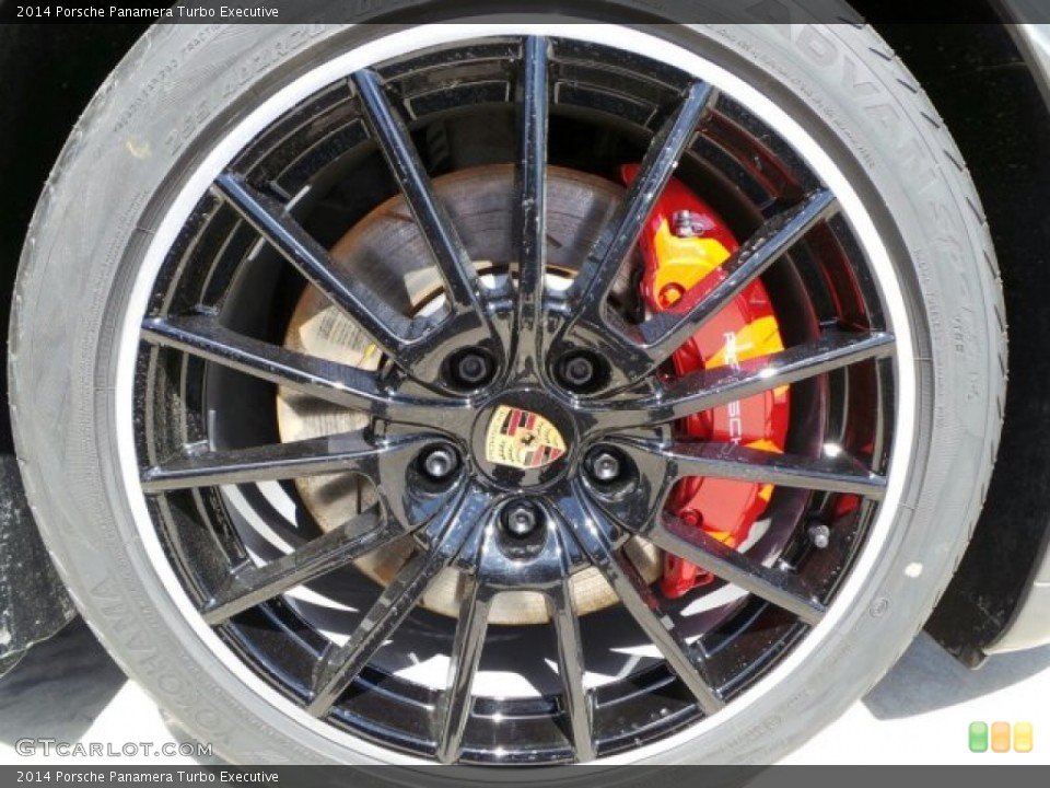 2014 Porsche Panamera Turbo Executive Wheel and Tire Photo #91614654