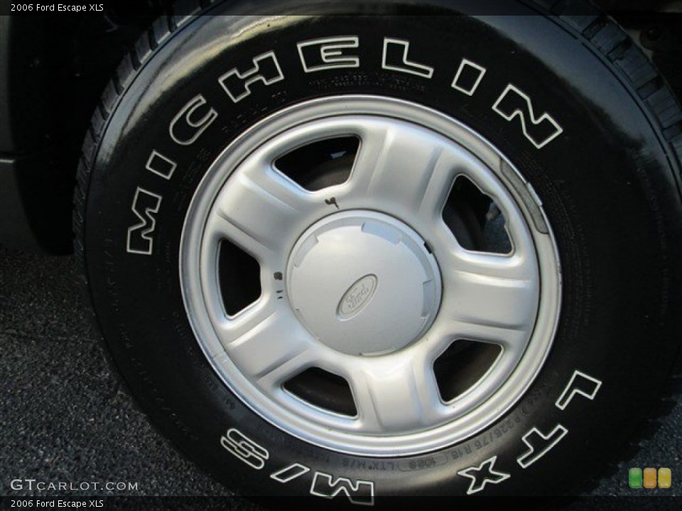 2006 Ford Escape XLS Wheel and Tire Photo #91622073