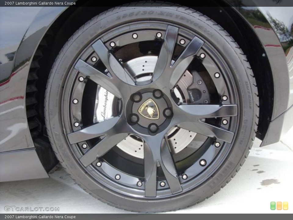 2007 Lamborghini Gallardo Nera Coupe Wheel and Tire Photo #9162232