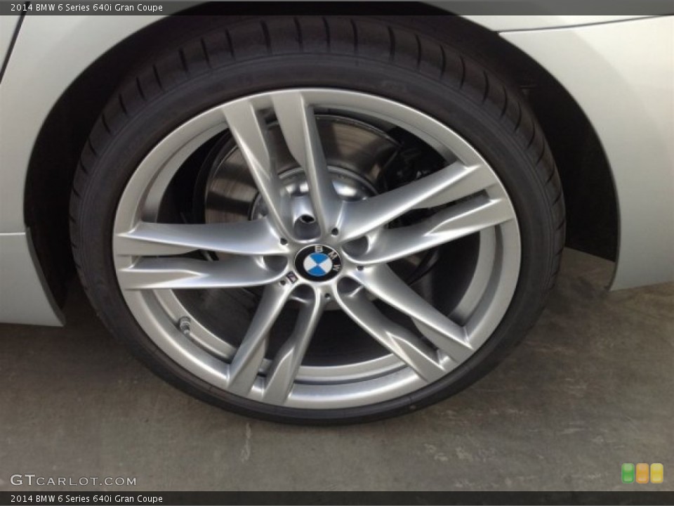 2014 BMW 6 Series 640i Gran Coupe Wheel and Tire Photo #91625334