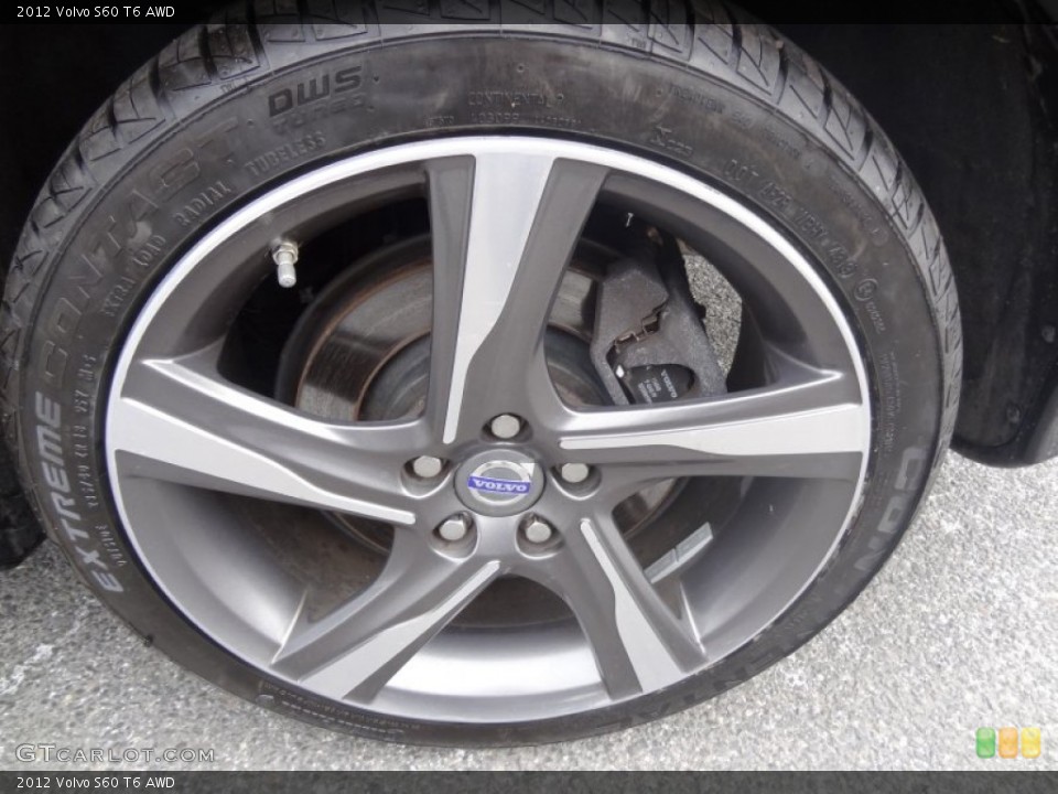 2012 Volvo S60 T6 AWD Wheel and Tire Photo #91634631