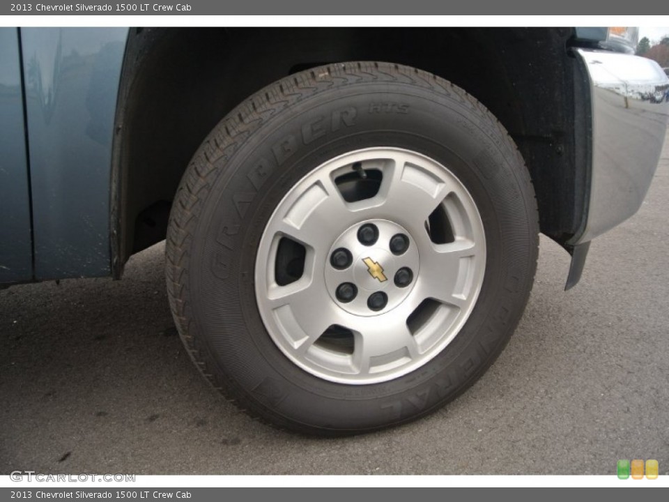 2013 Chevrolet Silverado 1500 LT Crew Cab Wheel and Tire Photo #91638317