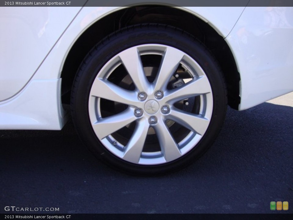 2013 Mitsubishi Lancer Sportback GT Wheel and Tire Photo #91640985