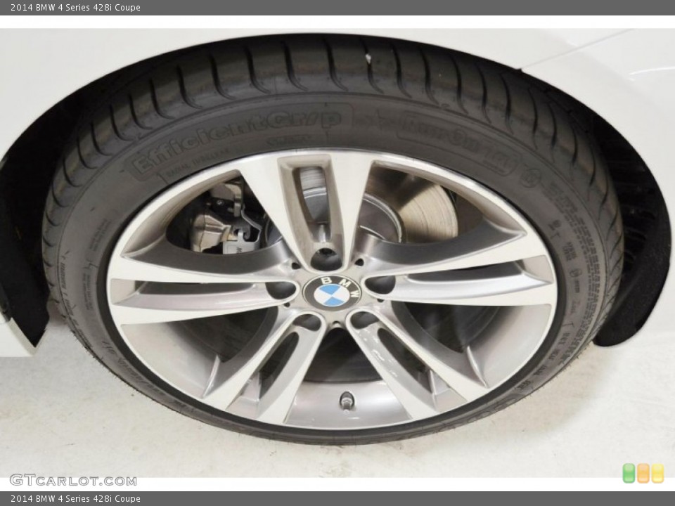 2014 BMW 4 Series 428i Coupe Wheel and Tire Photo #91653842