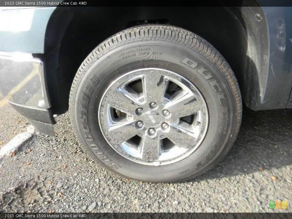 2013 GMC Sierra 1500 Hybrid Crew Cab 4WD Wheel and Tire Photo #91658571