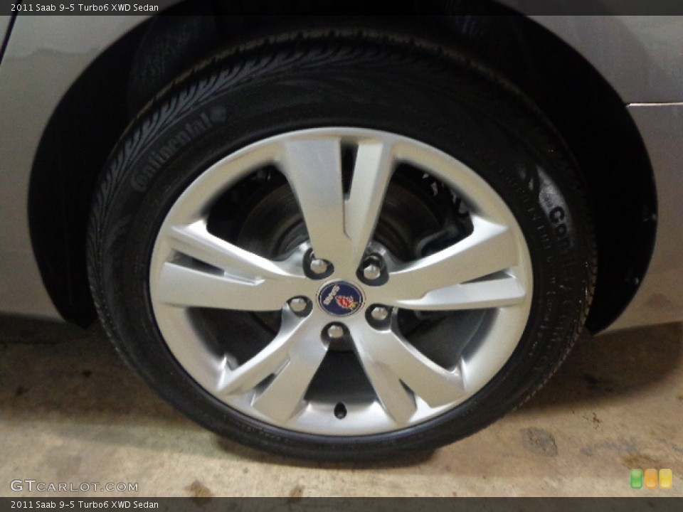 2011 Saab 9-5 Turbo6 XWD Sedan Wheel and Tire Photo #91665833