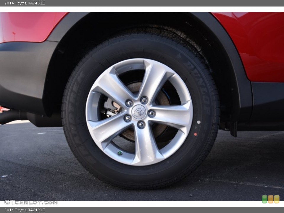 2014 Toyota RAV4 XLE Wheel and Tire Photo #91667453