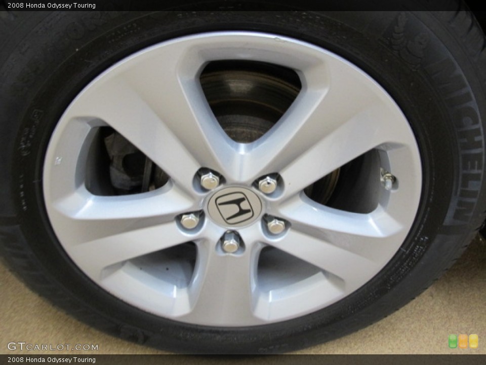 2008 Honda Odyssey Touring Wheel and Tire Photo #91668047