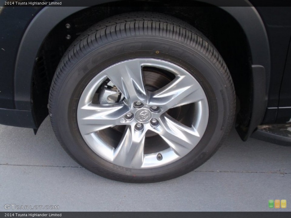 2014 Toyota Highlander Limited Wheel and Tire Photo #91668368