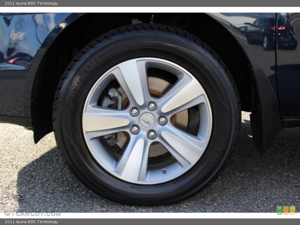 2011 Acura MDX Technology Wheel and Tire Photo #91678499
