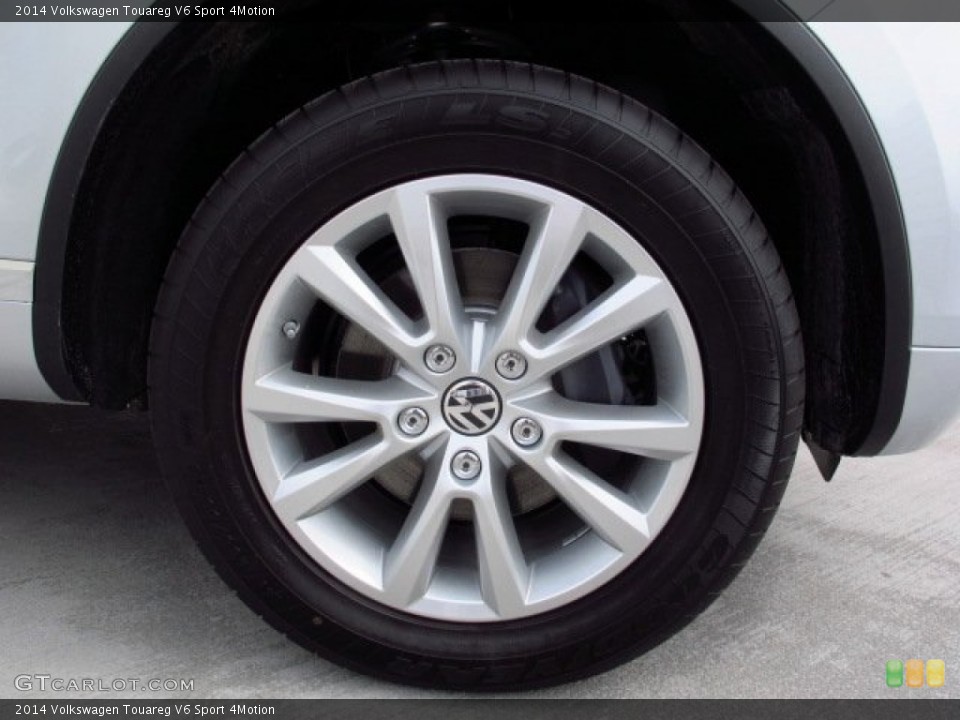 2014 Volkswagen Touareg V6 Sport 4Motion Wheel and Tire Photo #91682795