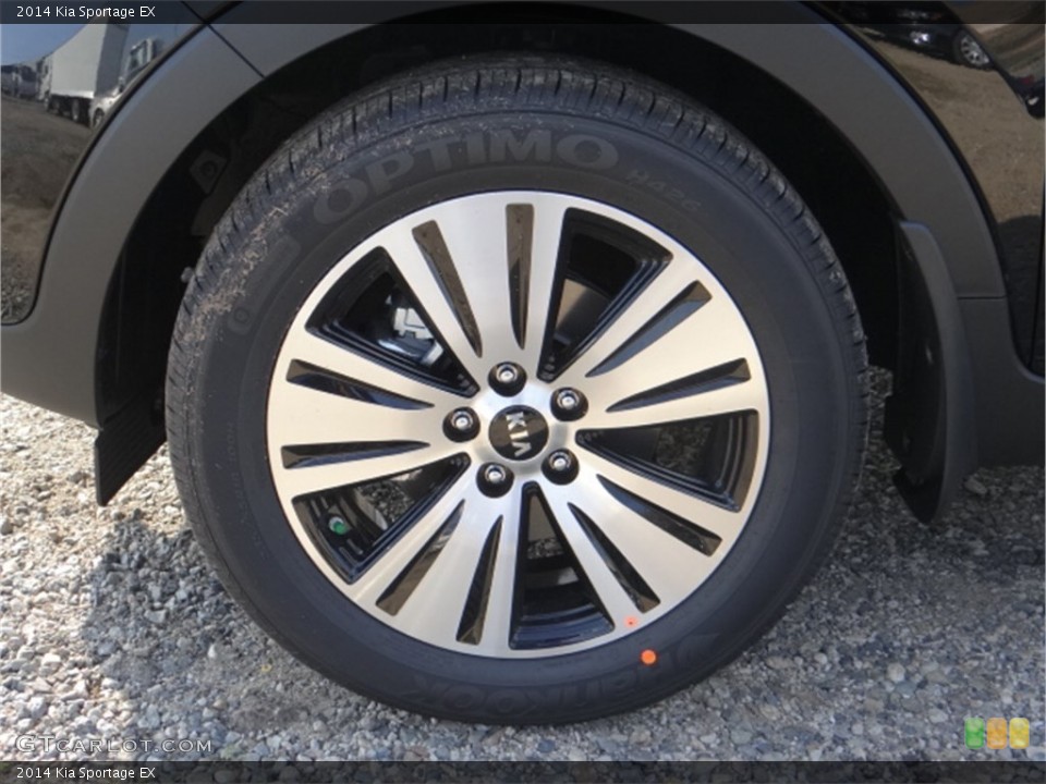 2014 Kia Sportage EX Wheel and Tire Photo #91692992