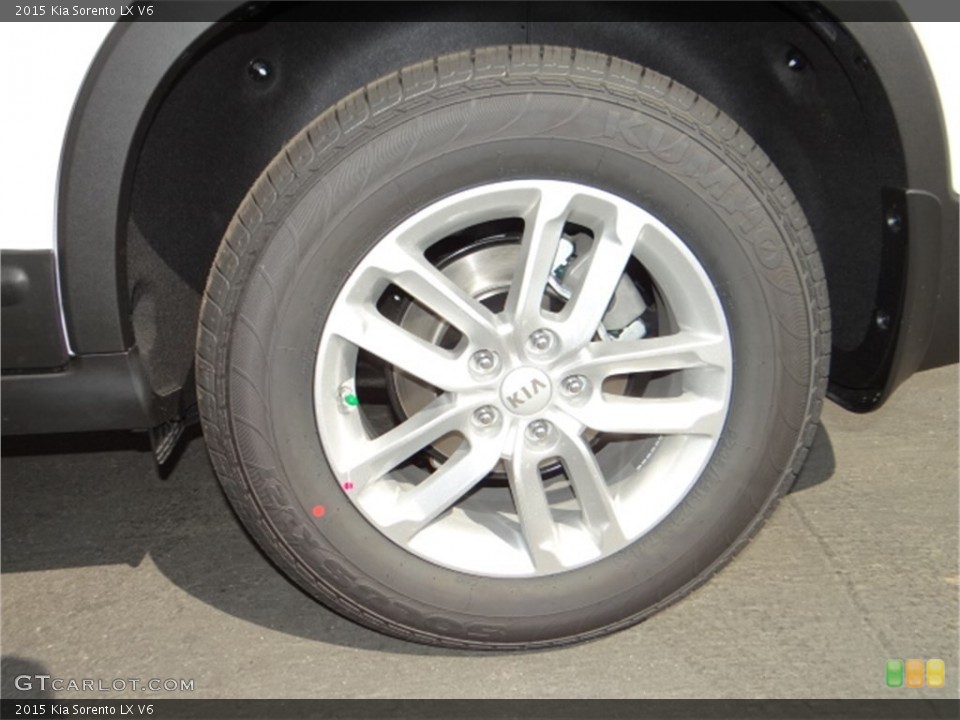 2015 Kia Sorento LX V6 Wheel and Tire Photo #91696138