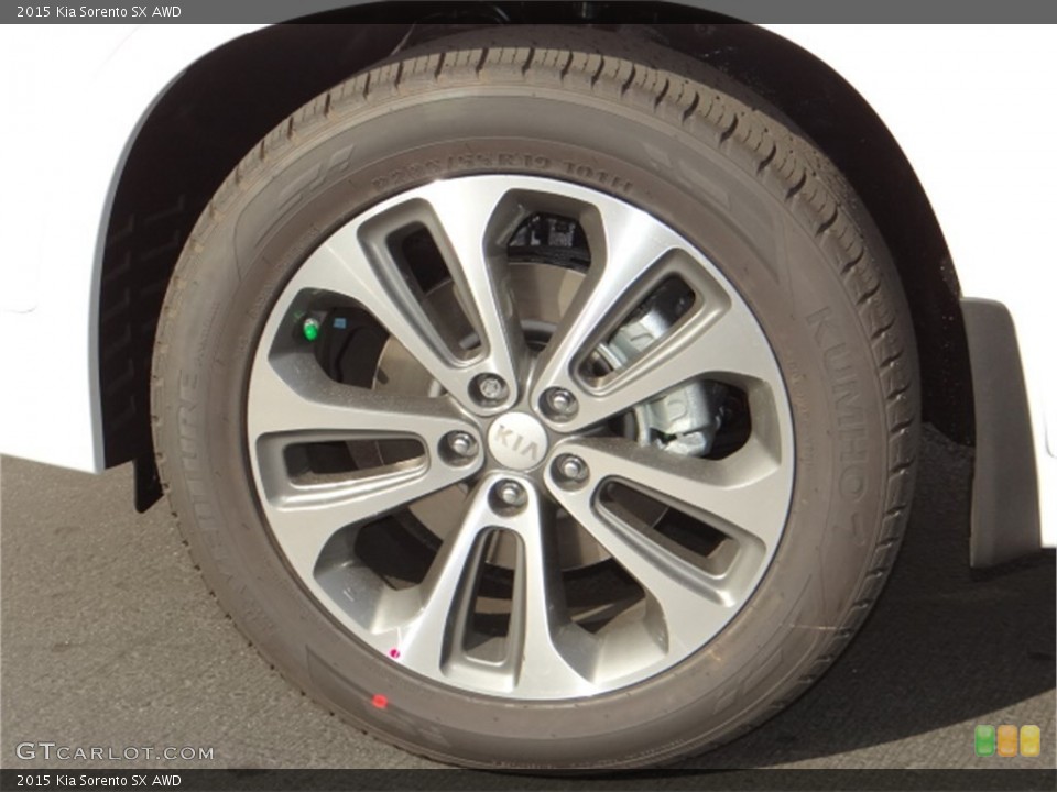 2015 Kia Sorento SX AWD Wheel and Tire Photo #91697909