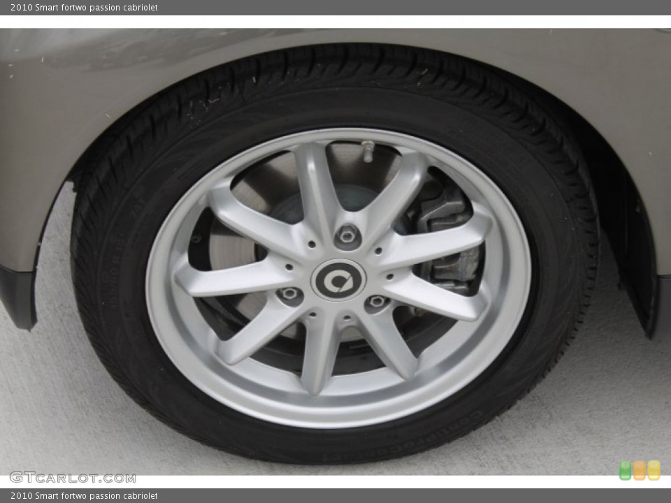 2010 Smart fortwo passion cabriolet Wheel and Tire Photo #91702418