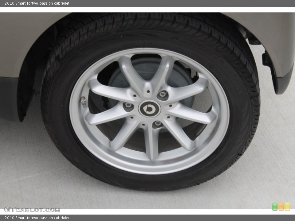 2010 Smart fortwo passion cabriolet Wheel and Tire Photo #91702424