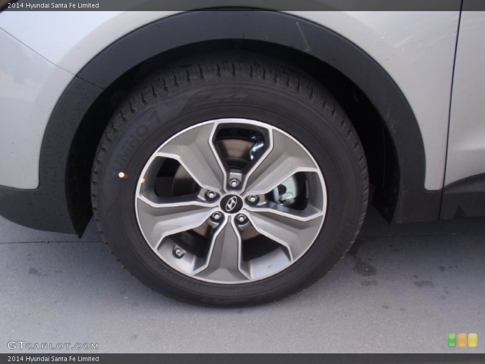 2014 Hyundai Santa Fe Limited Wheel and Tire Photo #91715761