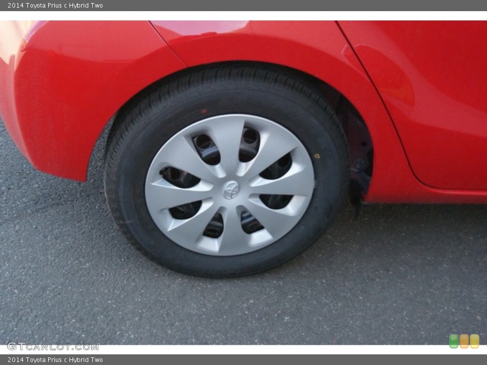 2014 Toyota Prius c Hybrid Two Wheel and Tire Photo #91719601