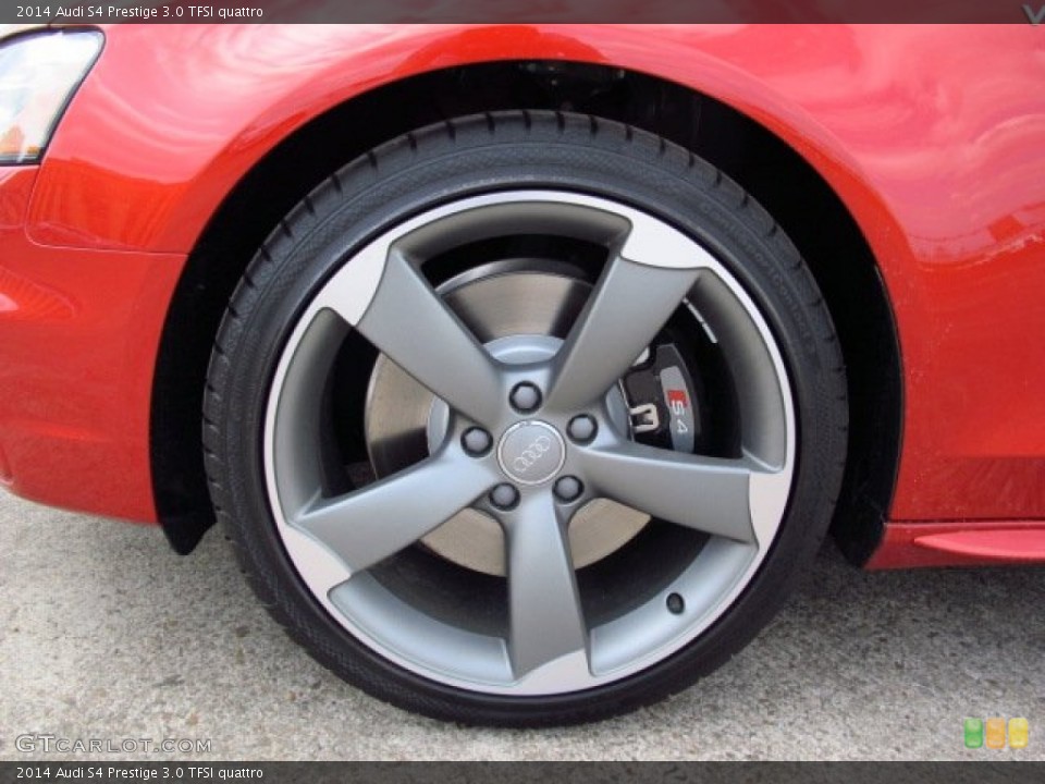 2014 Audi S4 Prestige 3.0 TFSI quattro Wheel and Tire Photo #91738777