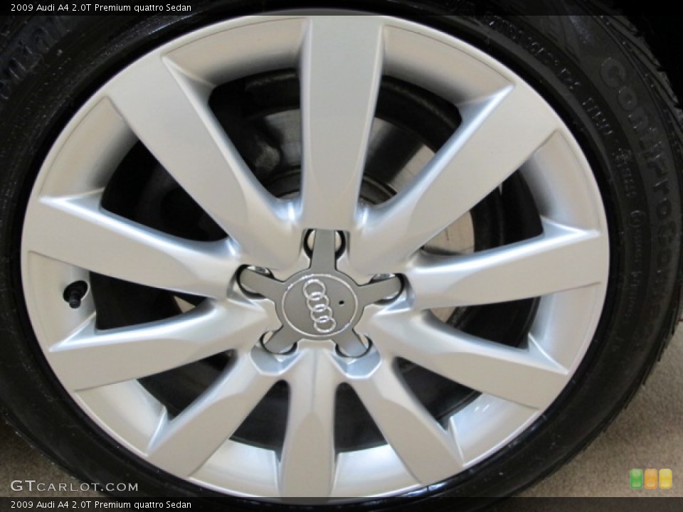 2009 Audi A4 2.0T Premium quattro Sedan Wheel and Tire Photo #91744450