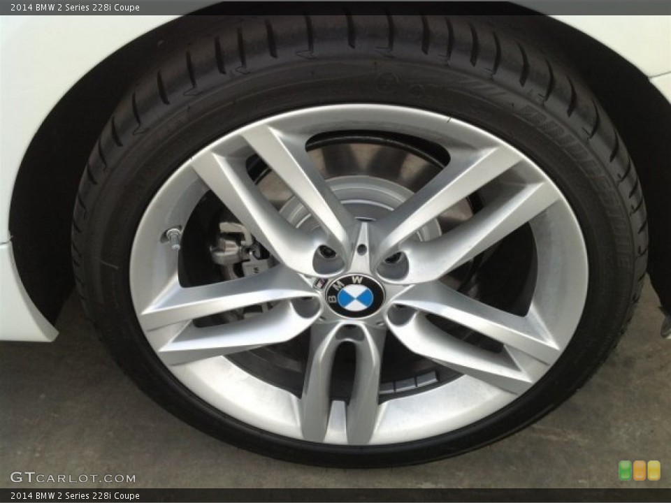 2014 BMW 2 Series 228i Coupe Wheel and Tire Photo #91753997